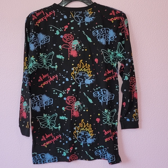 Eighty Eight Good Vibes Only Long Sleeve Shirt/  14/16. - Picture 2 of 9